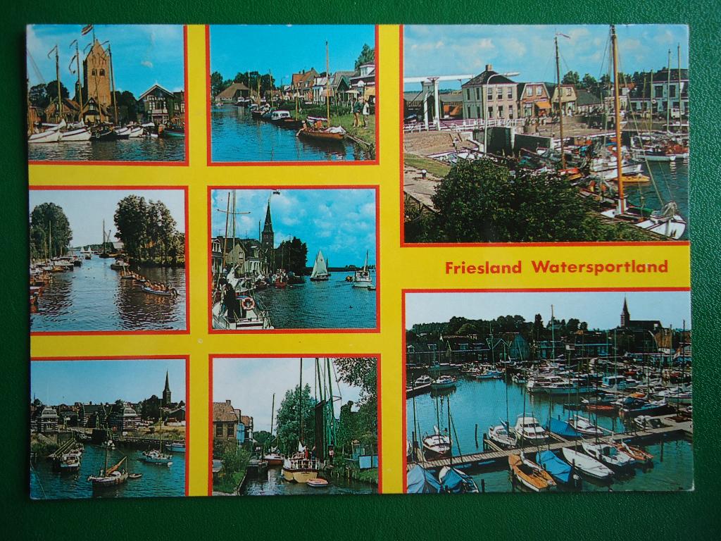 (1474) Kaart: FRIESLAND, Verzenden, 1980 tot heden, Gelopen, Friesland