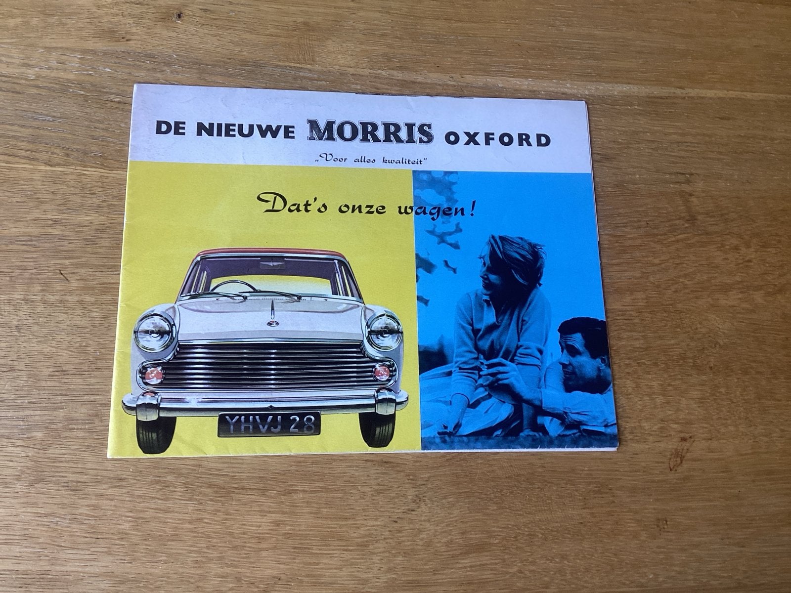 Morris Oxford folder - De Nieuwe Morris Oxford, Ophalen of Verzenden, Gelezen, Overige merken
