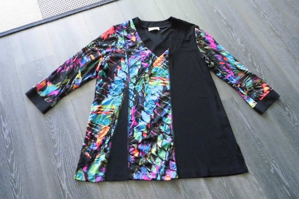 shirt maat 16 of 46, Kleding | Dames, Zwart, Maat 46/48 (XL) of groter, Ophalen of Verzenden, Lange mouw