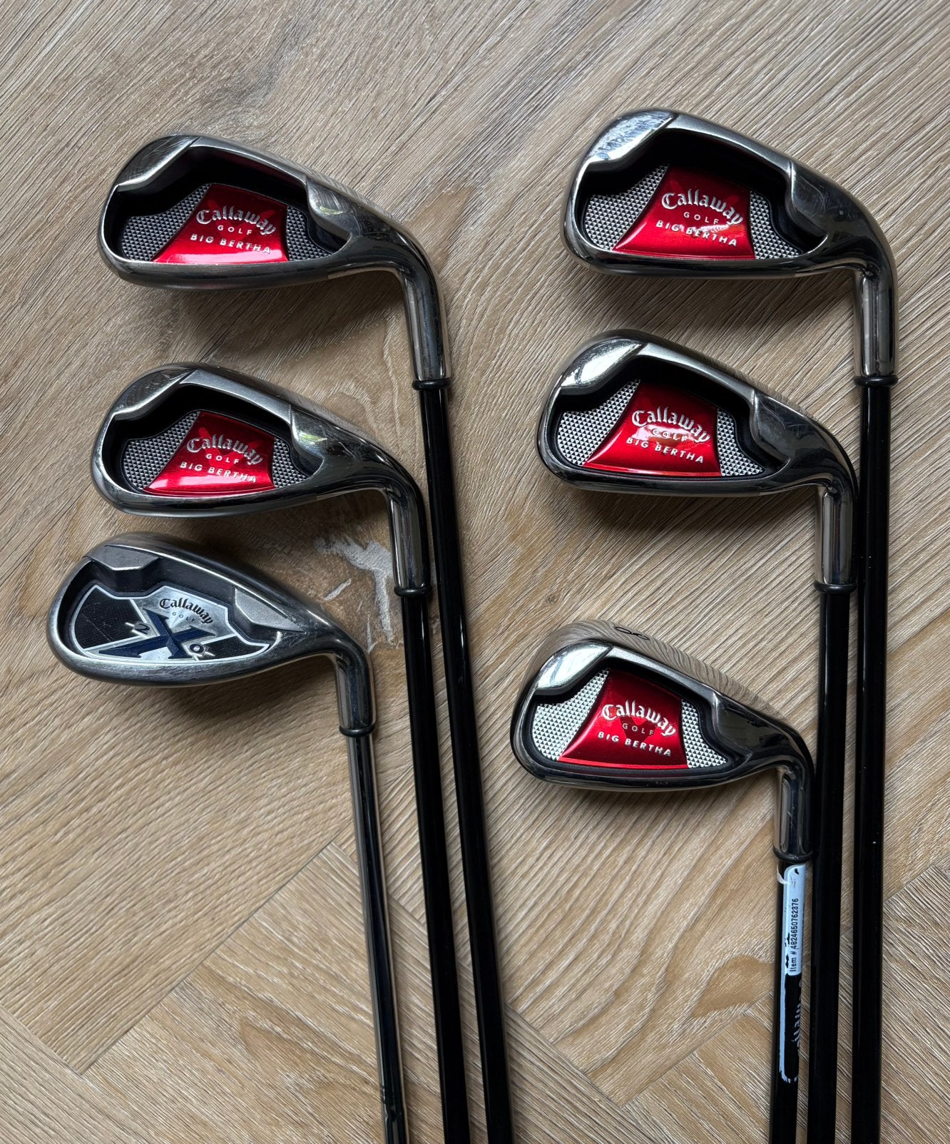 Callaway Big Bertha ijzerset 6-PW + X-20 SW - ZGAN!, Sport en Fitness, Ophalen of Verzenden, Zo goed als nieuw, Set, Callaway