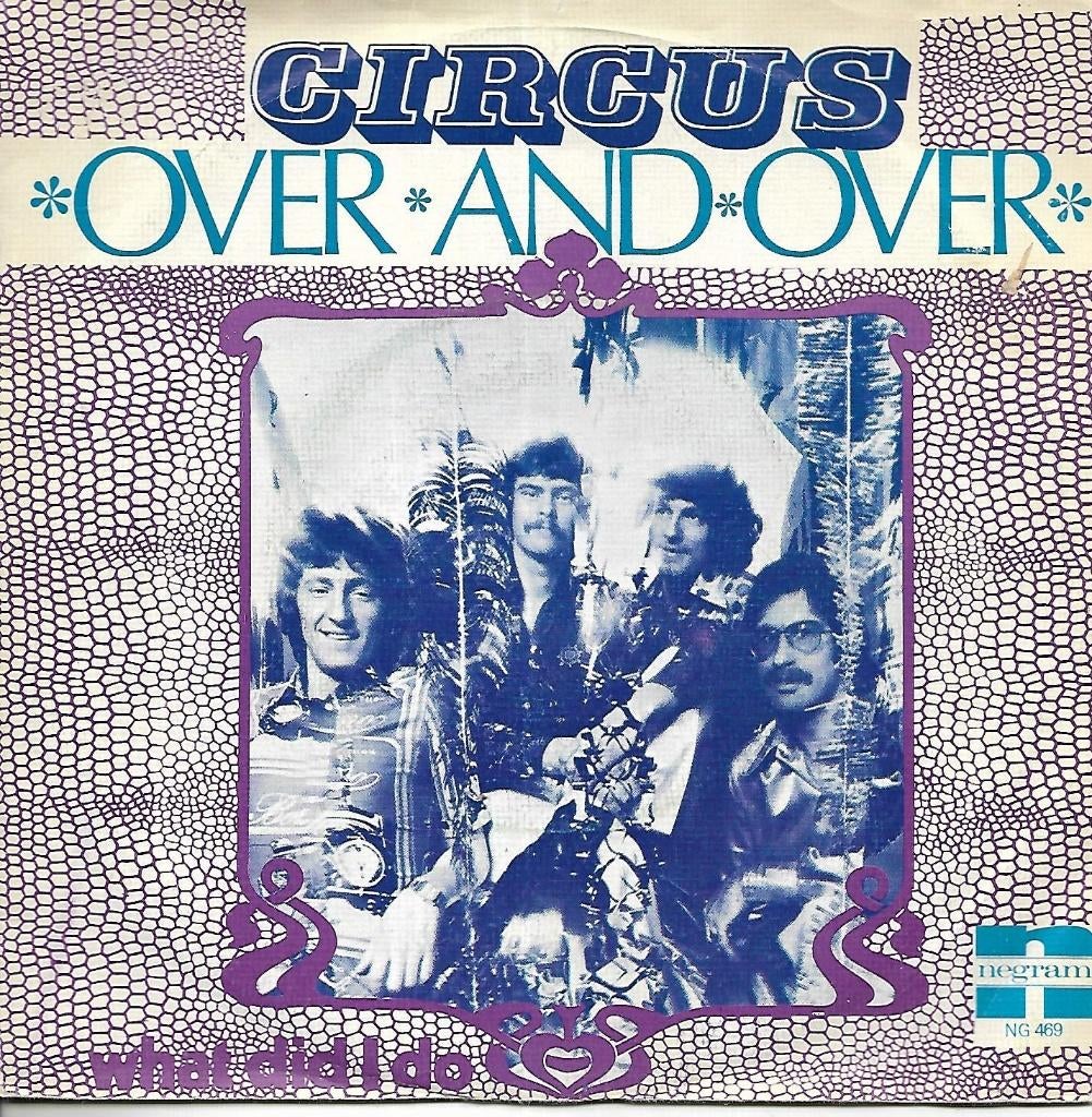 Circus - Over and over, Gebruikt, 7 inch, Single, Ophalen of Verzenden