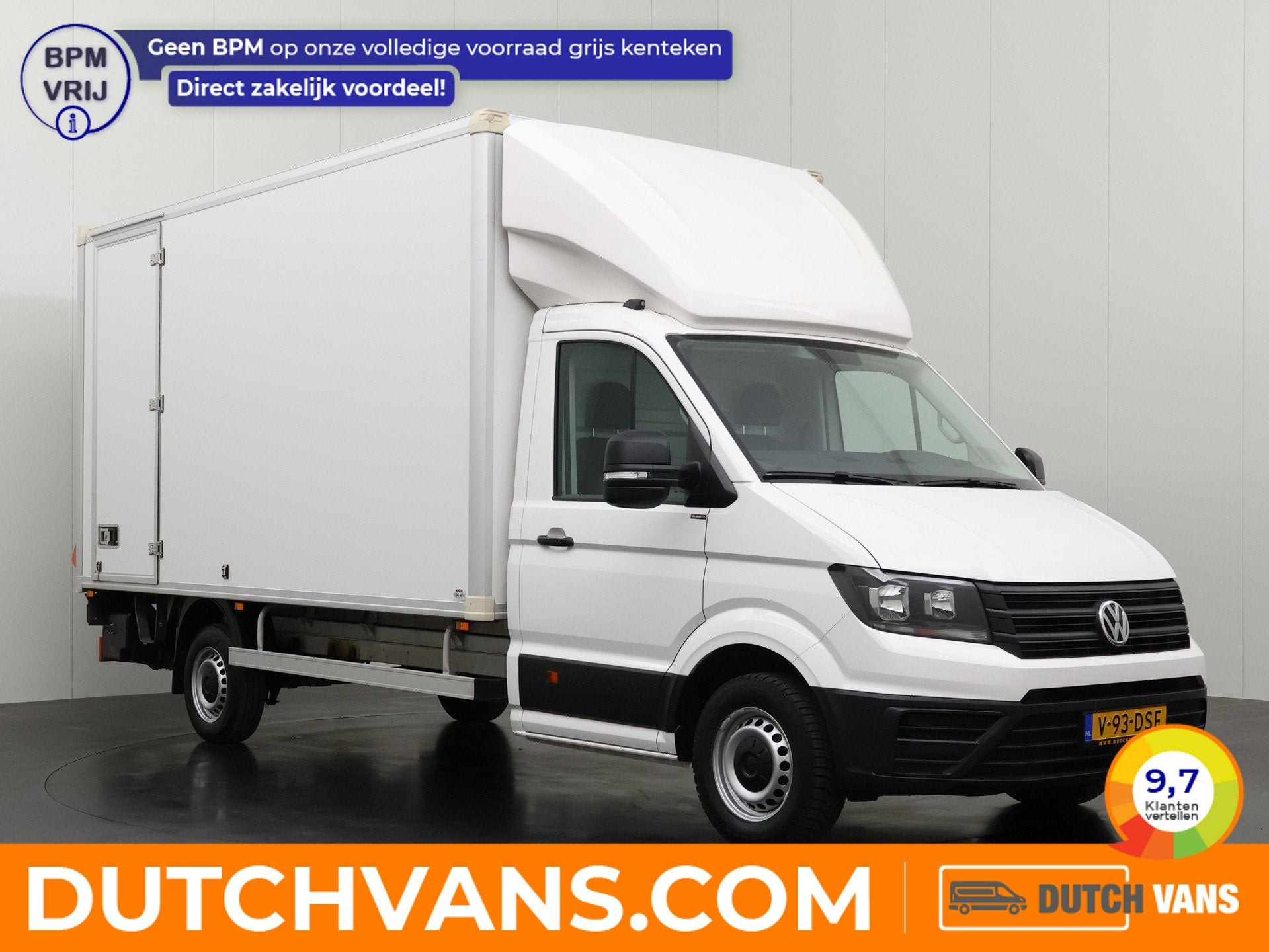 Volkswagen Crafter 2.0TDI 140PK Bakwagen+Laadklep | 997Kg La, Voorwielaandrijving, Gebruikt, Euro 6, 4 cilinders