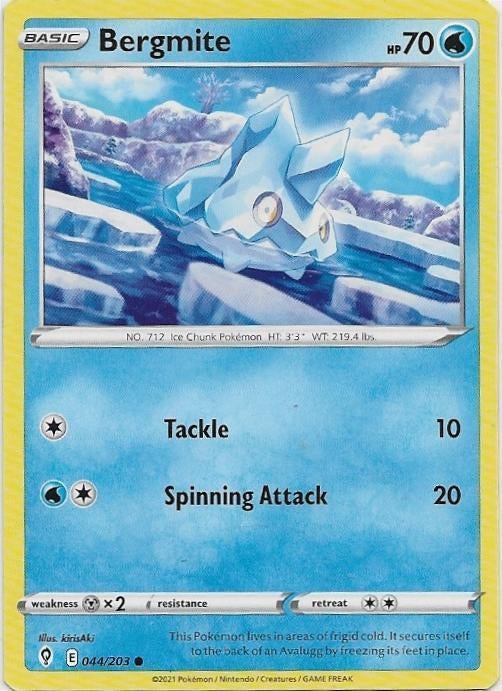 Evolving Skies,  Bergmite [common] 44/203, Verzenden, Nieuw, Losse kaart