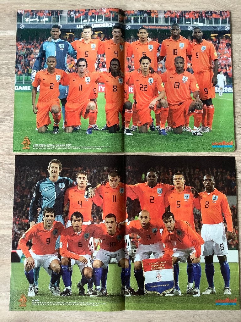 Posters Oranje / Nederlands Elftal Jaar 2007, Ophalen of Verzenden, Zo goed als nieuw, Overige binnenlandse clubs, Poster, Plaatje of Sticker