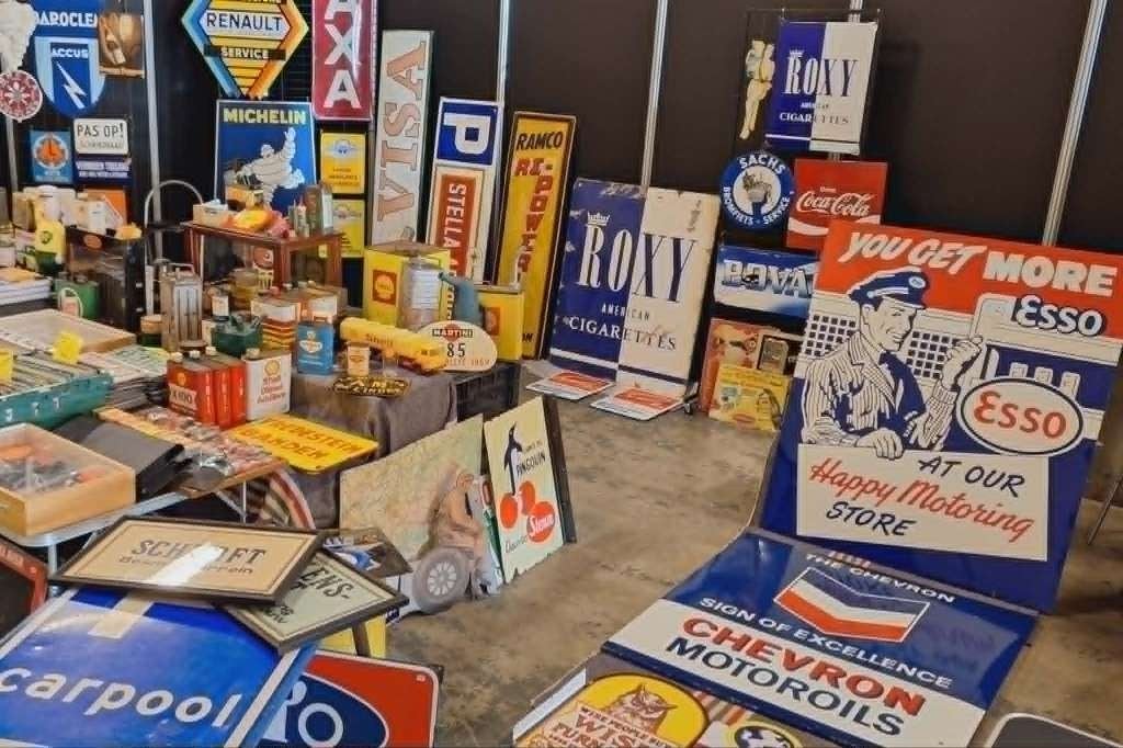 Automotive, reclame emaille borden, petroliana, lichtbakken!, Reclamebord, Gebruikt, ., Ophalen of Verzenden