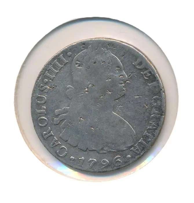 Peru (kolonie van Spanje) 8 reales 1796 Lima