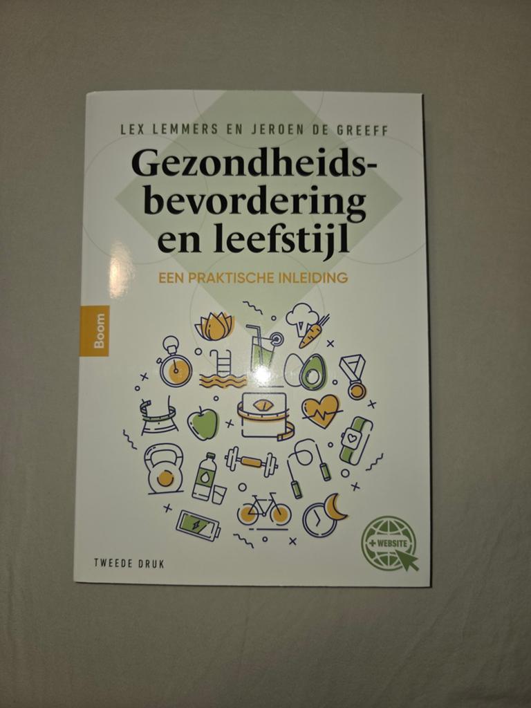 Lex Lemmers - Gezondheidsbevordering en leefstijl, Boeken, Ophalen, Lex Lemmers; Jeroen de Greeff, Zo goed als nieuw, Nederlands