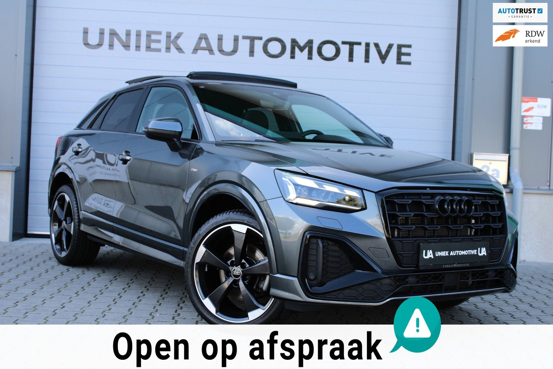 Audi Q2 35 TFSI S EDITION | S-TRONIC | S-LINE | PANO | LED-, Auto's, Dealer onderhouden, 4 cilinders, 150 pk, Leder