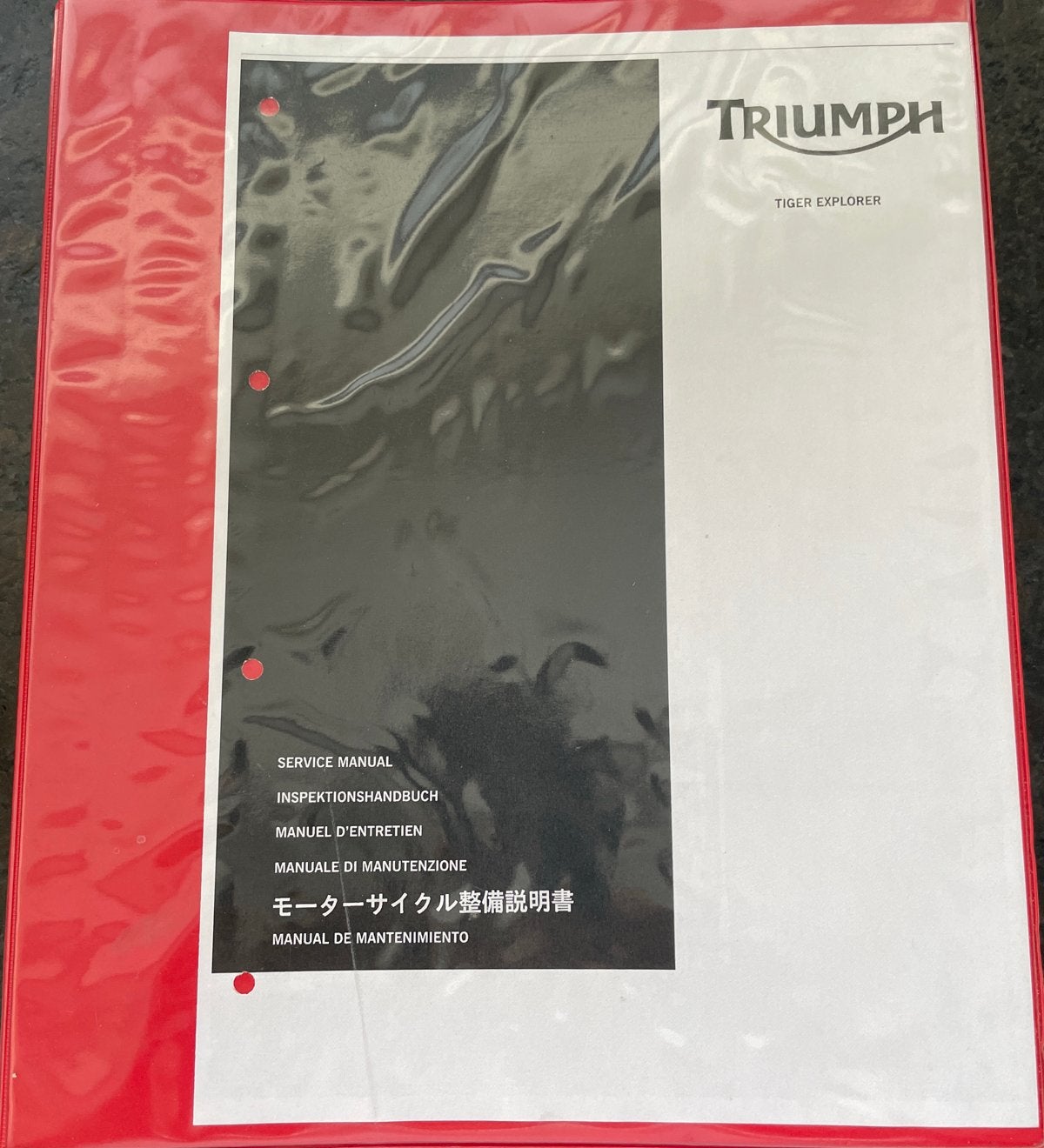 Origineel Service manual Triumph Tiger Explorer 2013-2018, Motoren, Ophalen of Verzenden, Triumph