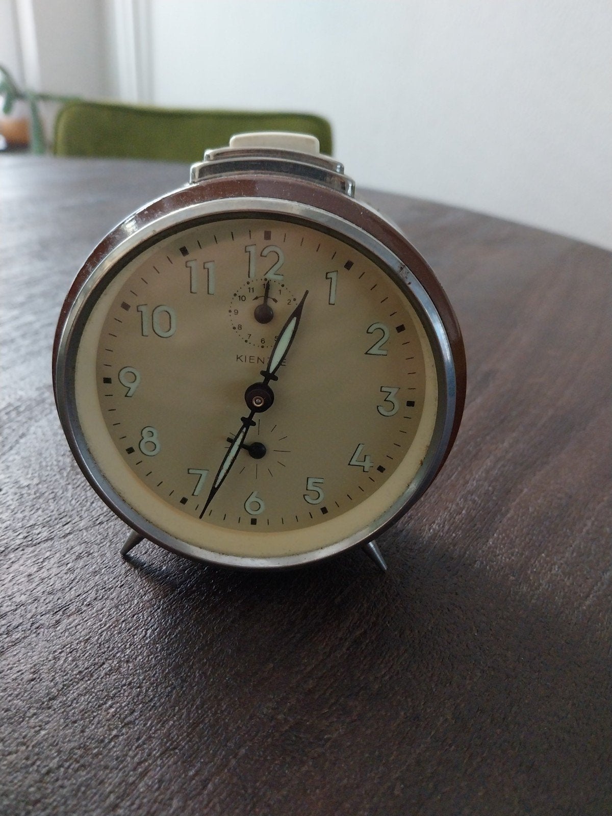 Vintage Kienzle wekker - Klassiek design, Ophalen of Verzenden
