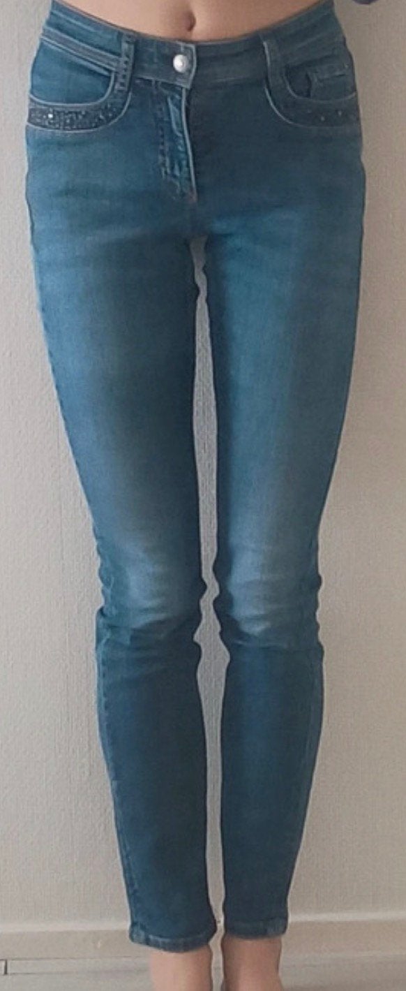 Cambio super strech jeans, Ophalen of Verzenden, Zo goed als nieuw, Blauw, W27 (confectie 34) of kleiner