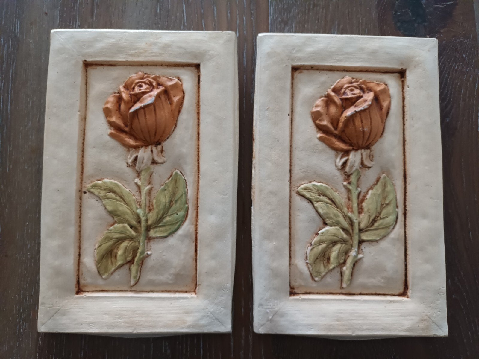 Wanddecoratie bloem, roos, Ophalen, Gebruikt