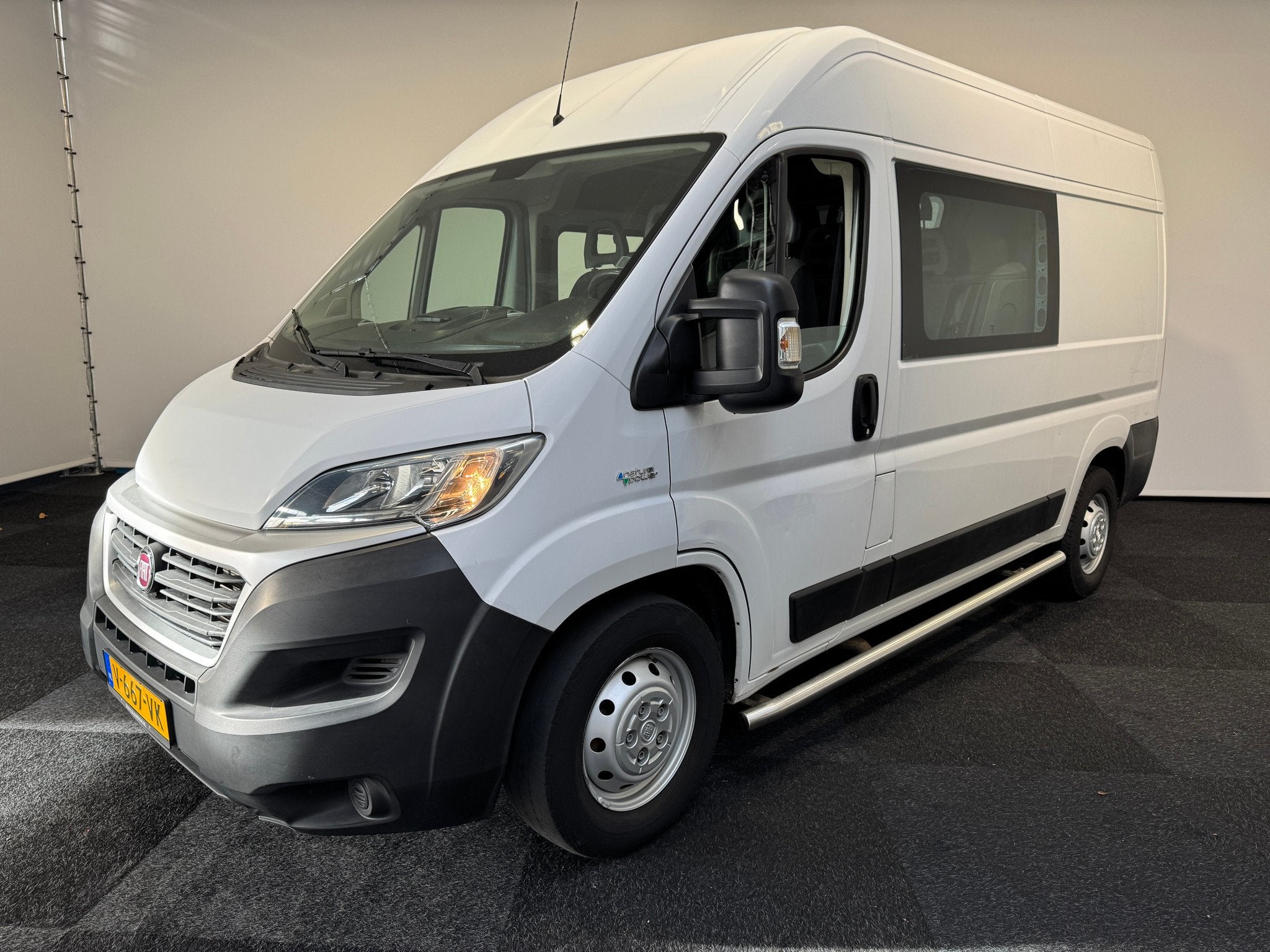 Fiat Ducato FIAT Ducato Maxi LH2 35 3.0 CNG Dubbel Cabine 6, Voorwielaandrijving, 2430 kg, 136 pk, Euro 6