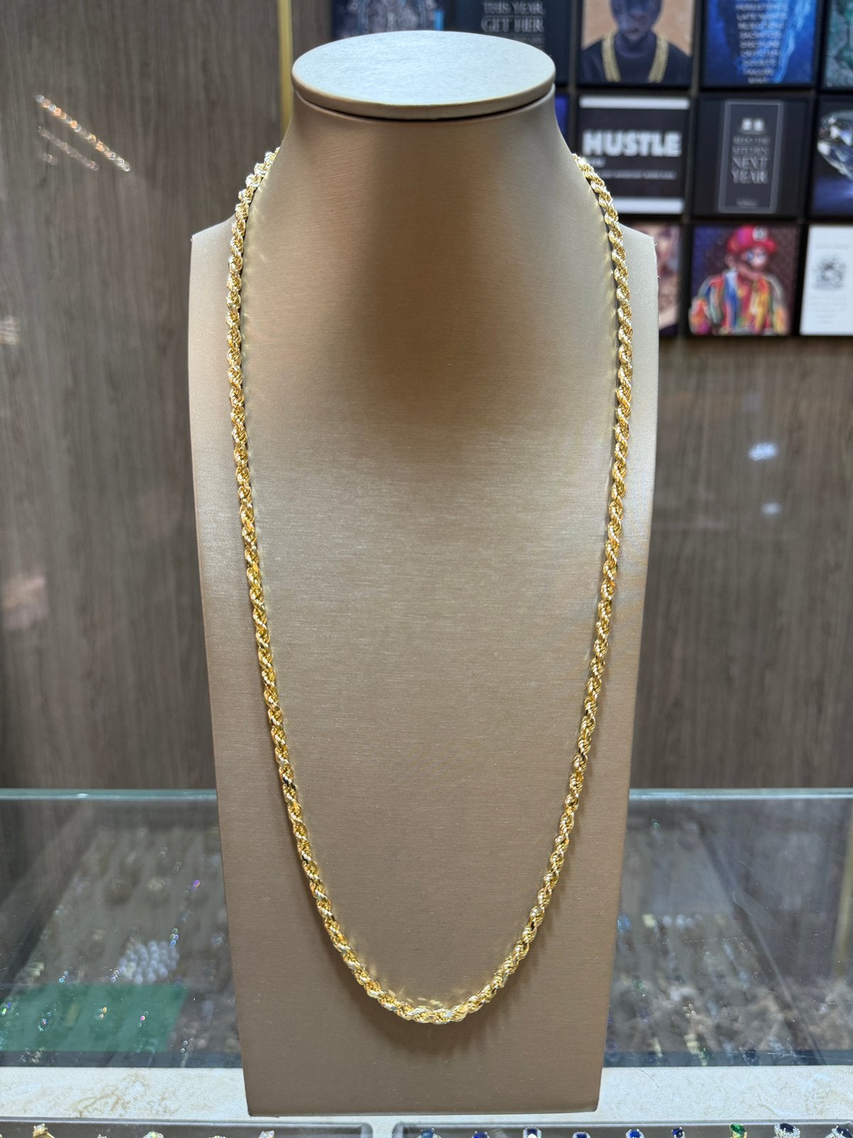 18KT Goud - 53.6 Gram - Ketting - ROPE, Sieraden, Tassen en Uiterlijk, Ophalen, Nieuw, Goud
