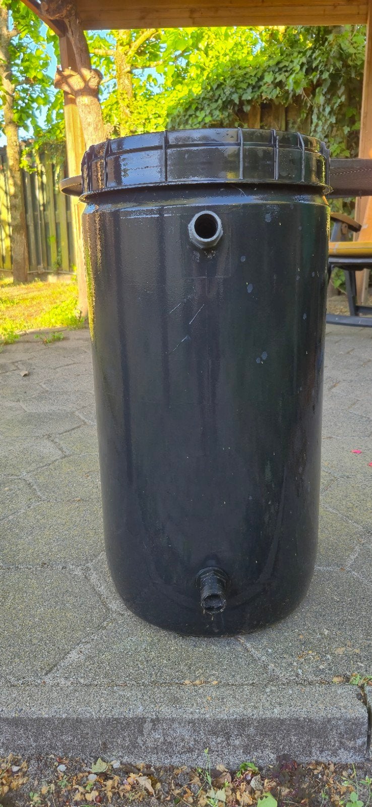 Vijverfilter regenton, 75 tot 150 liter, Ophalen, Gebruikt, Kunststof