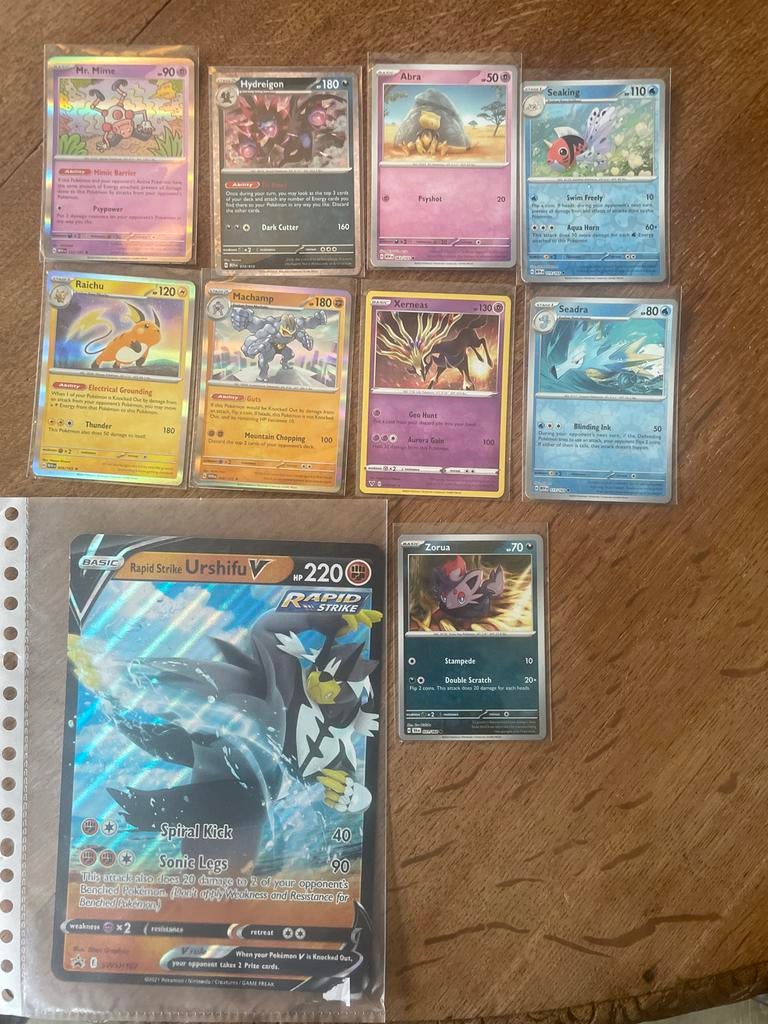 Pokémon Kaarten Collectie - Diverse Zeldzame Kaarten, Ophalen of Verzenden, Zo goed als nieuw, Meerdere kaarten, Foil