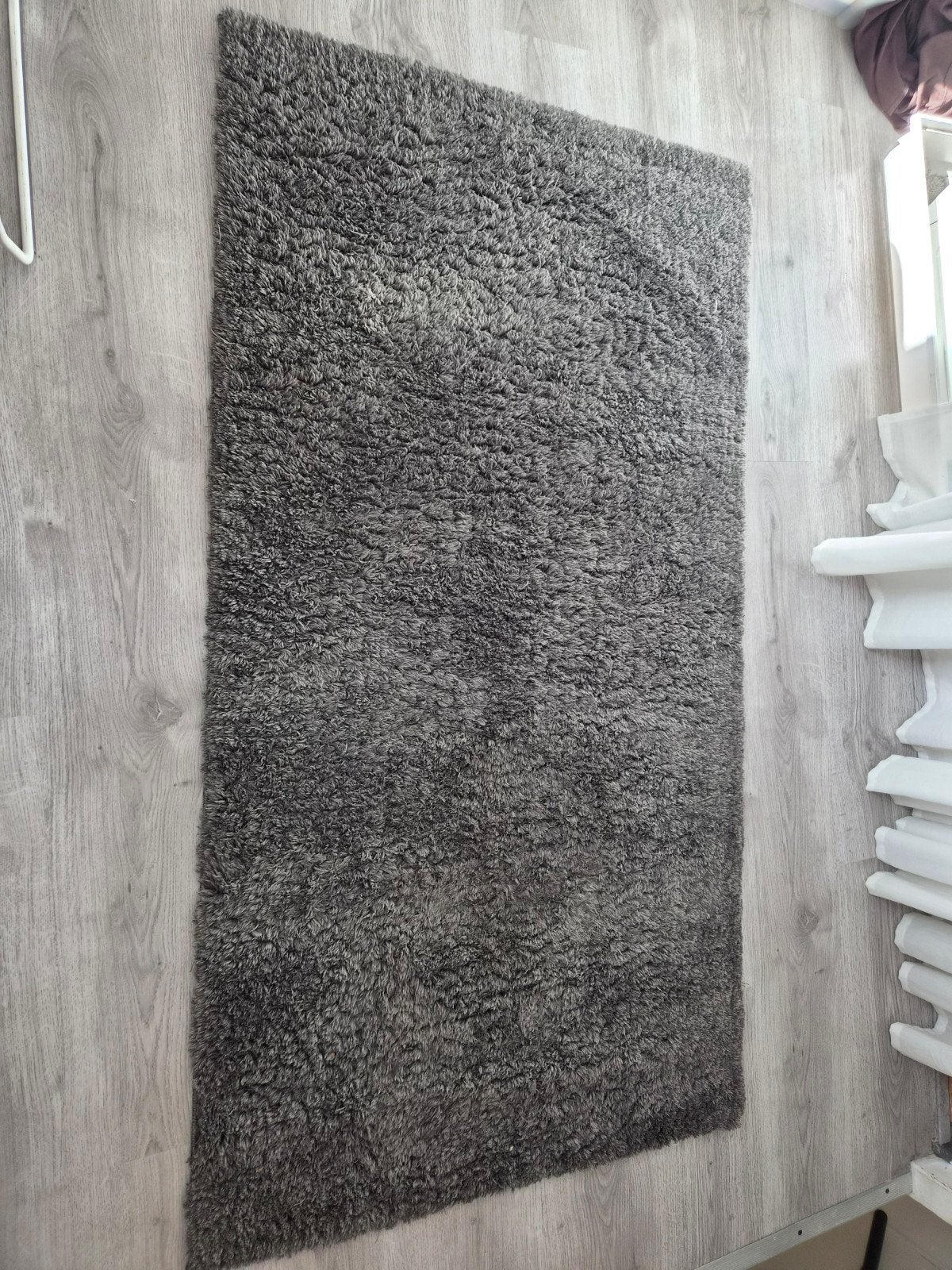 Vloerkleed Ikea Lindknud grijs 80x150, Ophalen of Verzenden