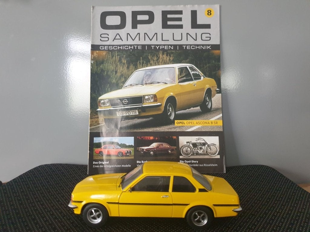 Opel Ascona B 1:24 Hachette Opel Sammlung, Ophalen of Verzenden, Nieuw, Auto, Overige merken