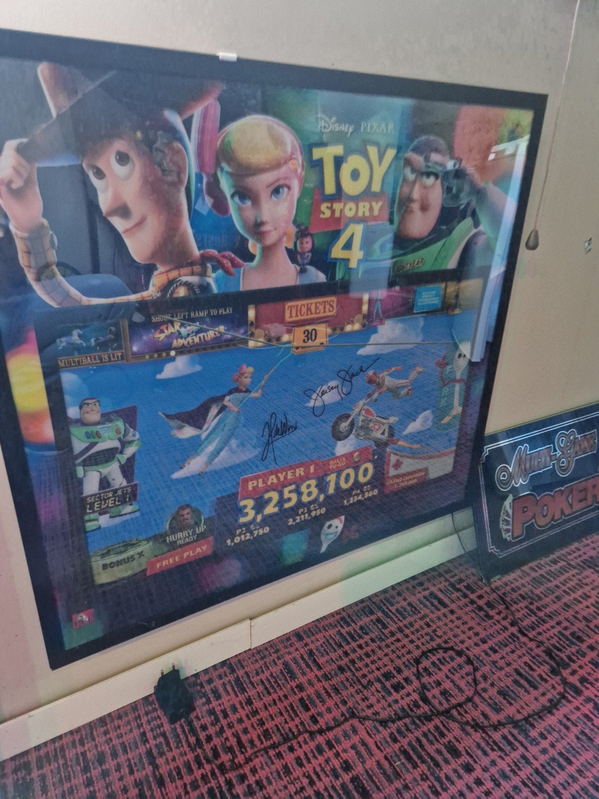 Toy story 4 flipperkast kopplaat, Ophalen, Zo goed als nieuw, Flipperkast, Stern