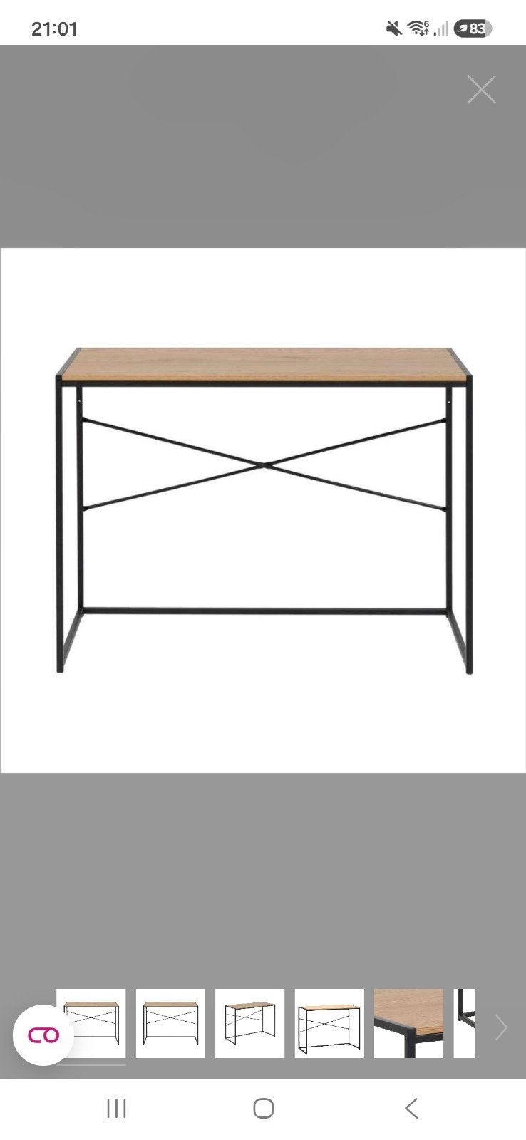 Computertafel Jaxx Leenbakker €15, Huis en Inrichting, Ophalen