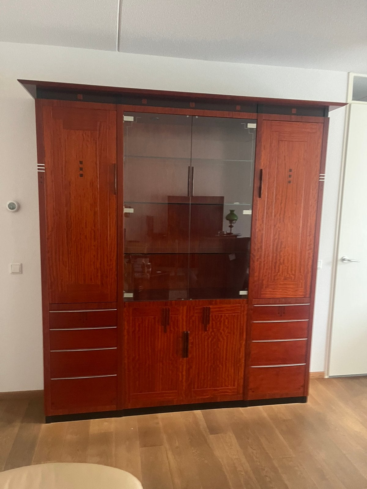 Schuitema decoforma vitrine servies boekenkast, Ophalen, Met deur(en), 150 tot 200 cm, Artdeco