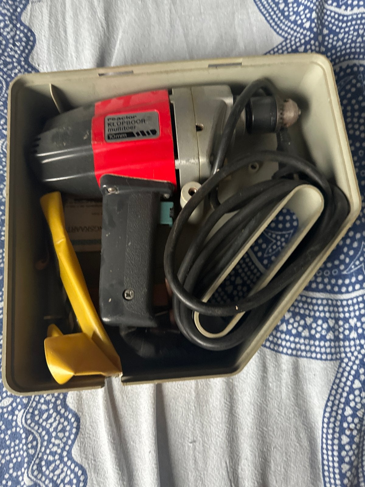 Hema Reactor Multitoer Klopboormachine 380W, Doe-het-zelf en Verbouw, Gereedschap | Boormachines, Ophalen, Gebruikt, Boor- en/of Breekhamer