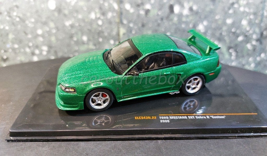 Ford Mustang SVT Cobra R 2000 groen 1:43 Ixo V993, Verzenden, Nieuw, Auto, Overige merken