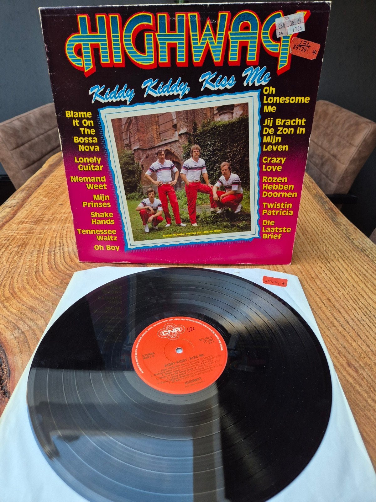 Highway - Kiddy Kiddy Kiss Me LP (1974), Originele persing, Ophalen of Verzenden, Gebruikt, 12 inch