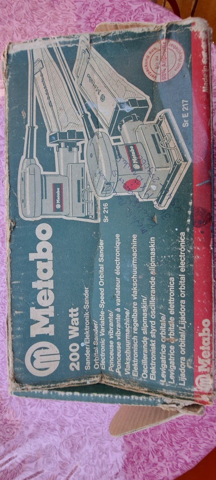 Metabo vlakschuurmachine, Ophalen, Gebruikt, Minder dan 600 watt, Vlakschuurmachine