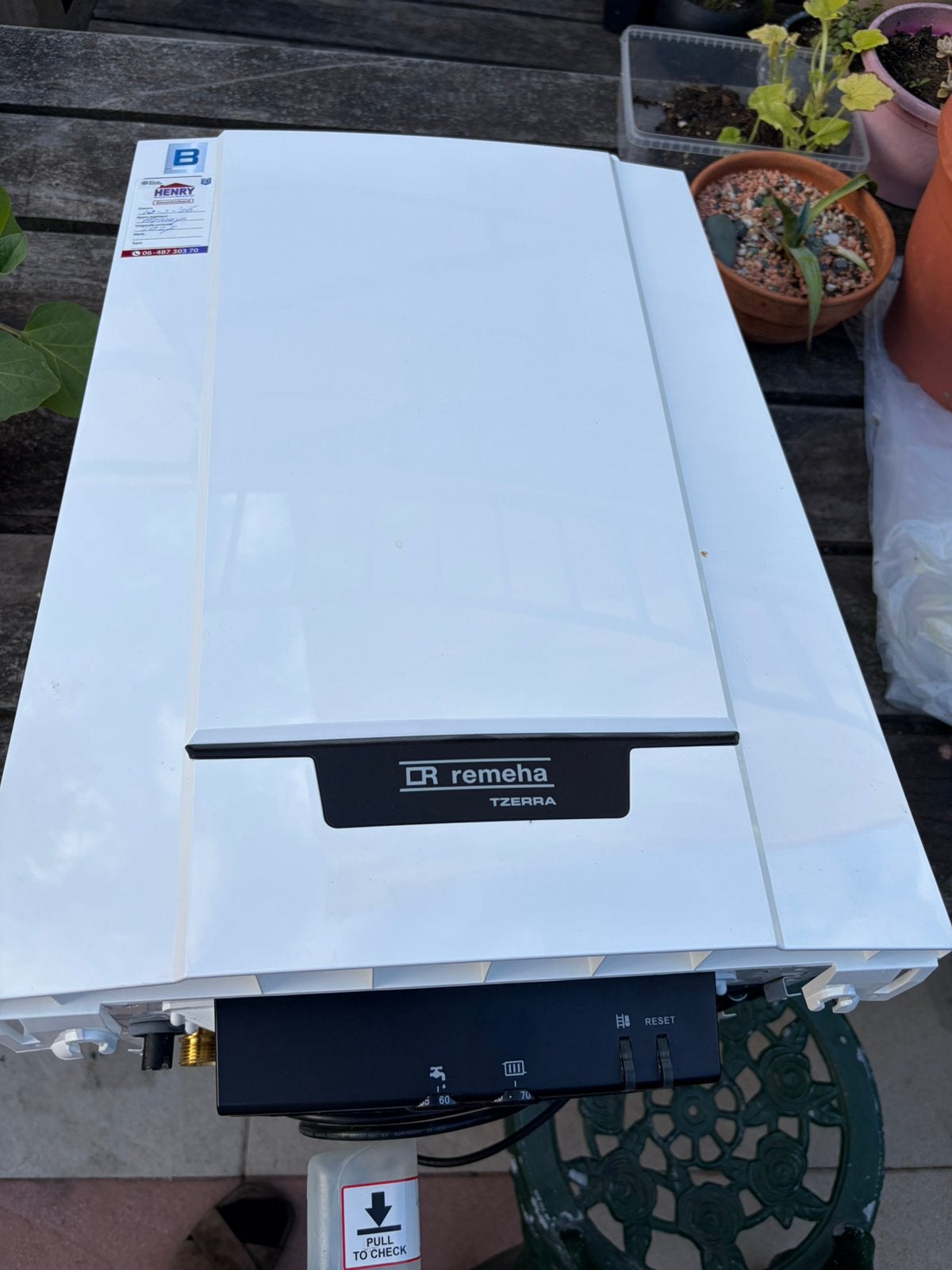 Remeha Tzerra CV ketel, Doe-het-zelf en Verbouw, Geisers en Boilers, Ophalen, Gebruikt, Aardgas, Geiser