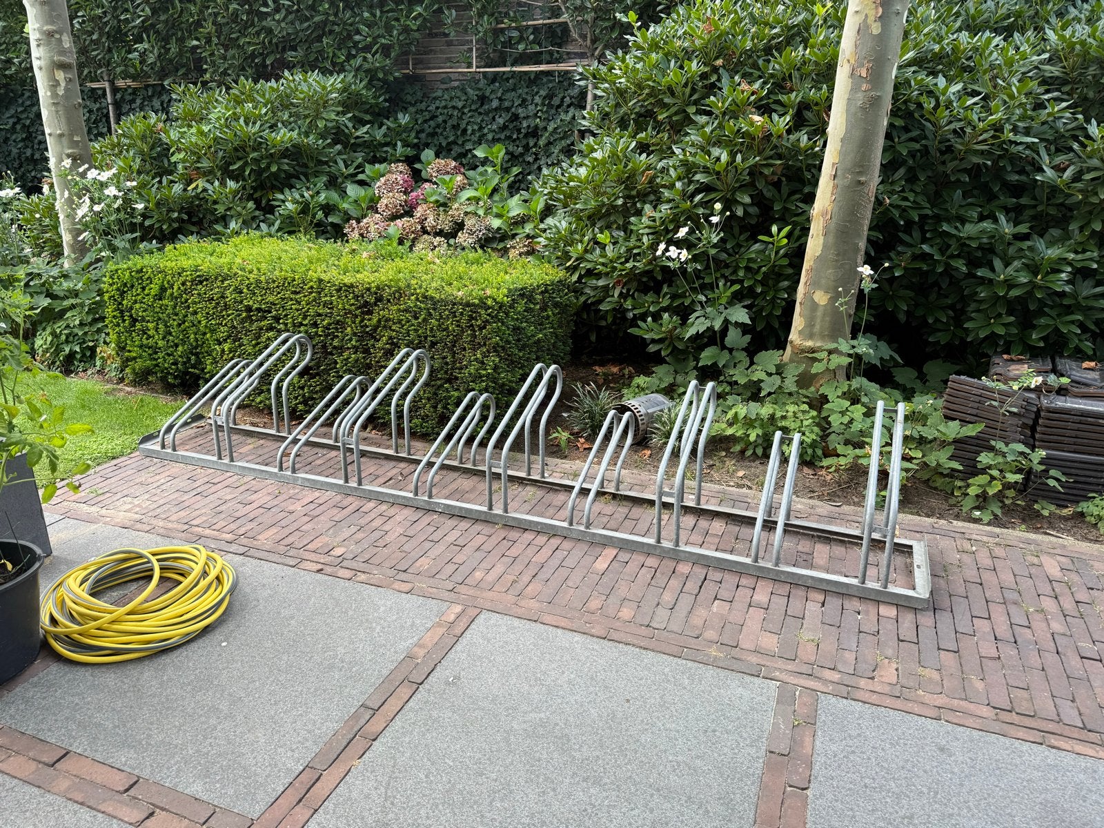 Stevig fietsenrek voor 10 fietsen - Gebruikt, Ophalen, Gebruikt