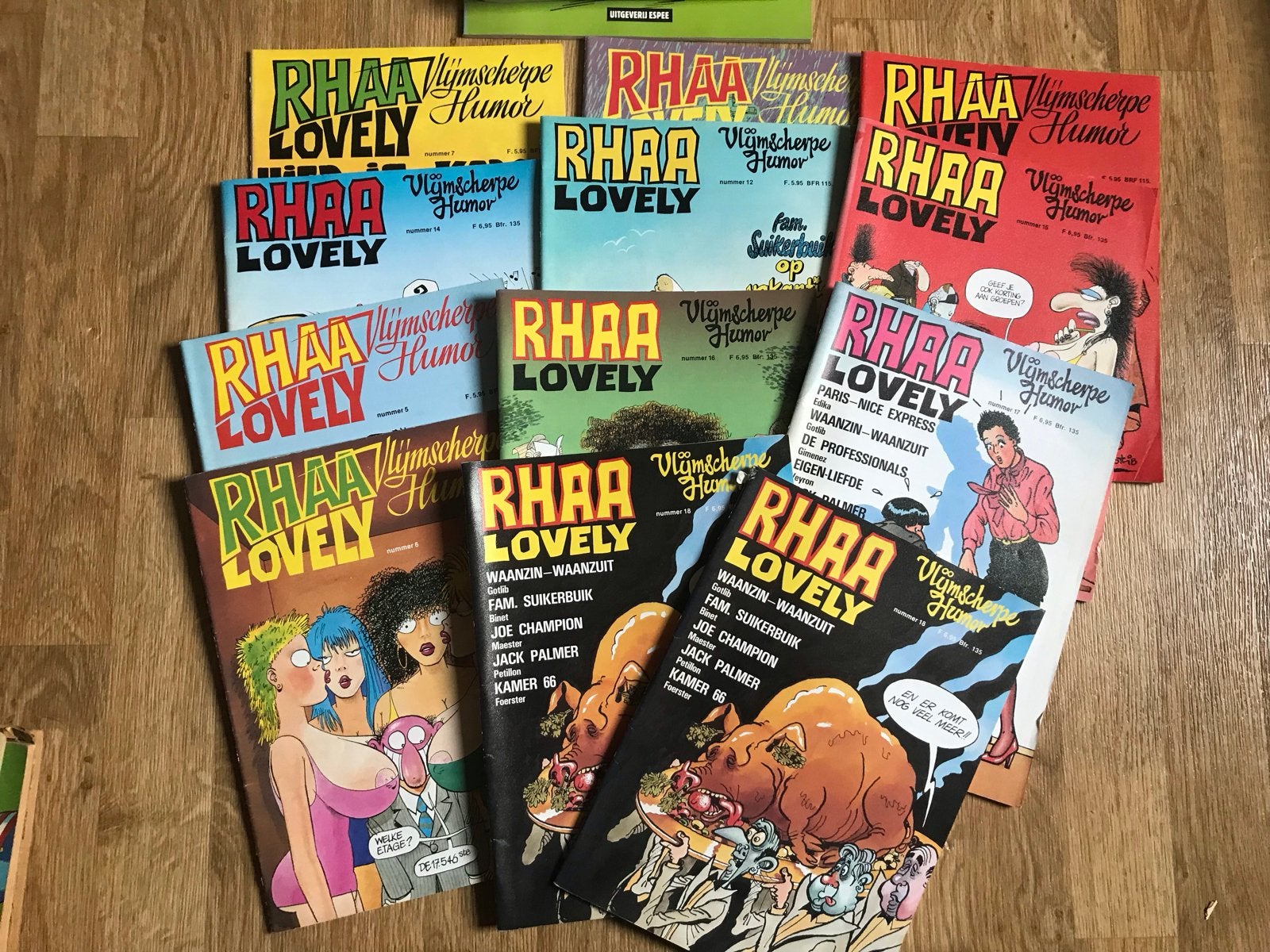 Diverse stripboeken: Rhaa Lovely, Gummi, Boeken, Meerdere stripboeken, Ophalen of Verzenden, Gelezen