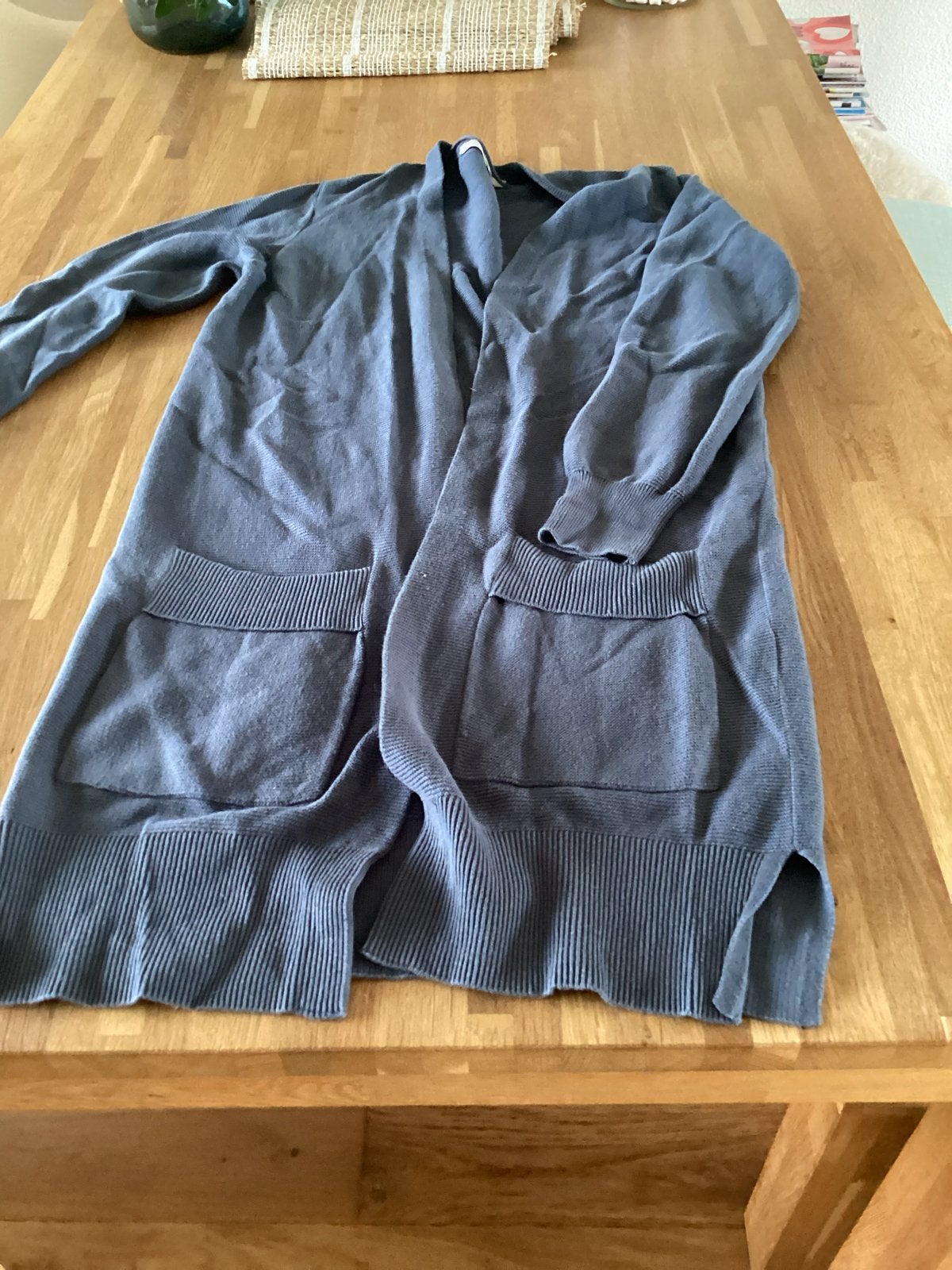 Yaya Blauw Vest Maat M - Comfortabel en Stijlvol, Ophalen of Verzenden, Zo goed als nieuw, Maat 38/40 (M), Blauw