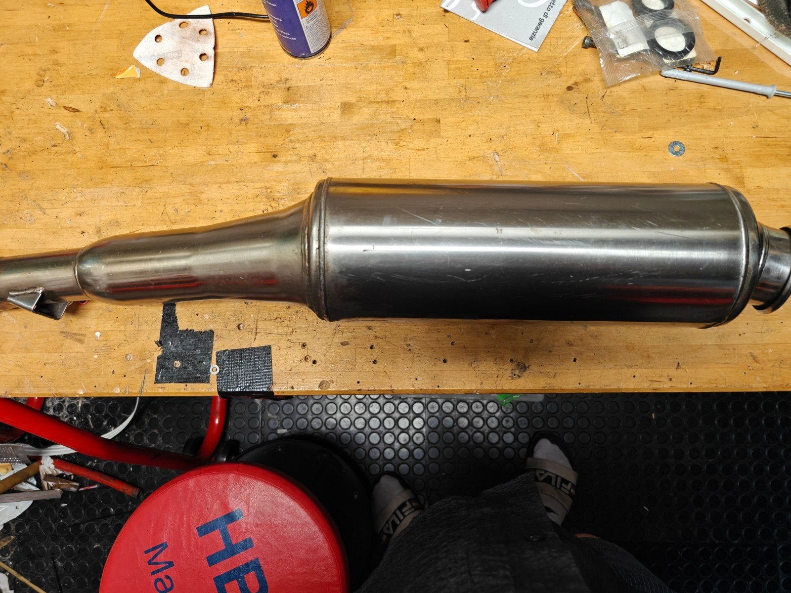 laser Pro Stock links Yamaha XJR1200 FJ1200, Motoren, Ophalen, Gebruikt