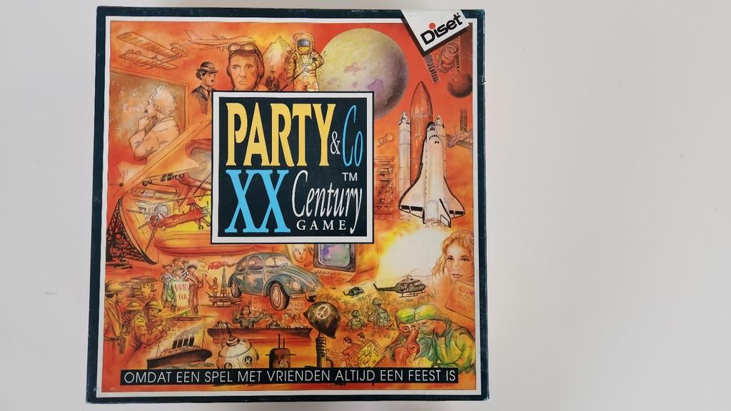 Party & Co XX Century Game - Bordspel, Vijf spelers of meer, Ophalen, Zo goed als nieuw, Diset