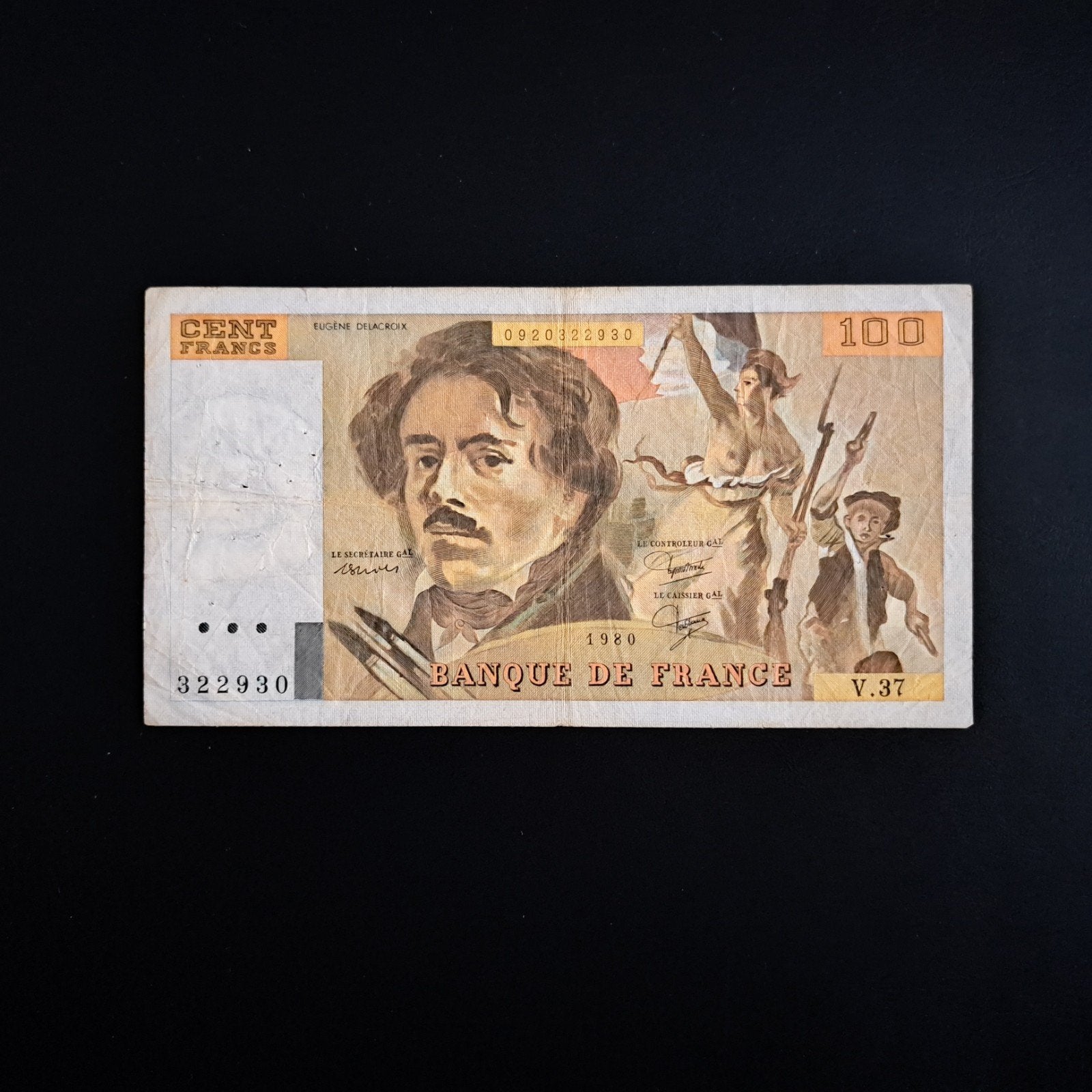 100 franc Frankrijk #068, Postzegels en Munten, Bankbiljetten | Europa | Niet-Eurobiljetten, Verzenden, Frankrijk, Los biljet