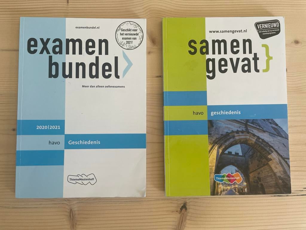 Examenbundel en Samengevat havo Geschiedenis 2020/2021, Ophalen of Verzenden, Gelezen, HAVO, Geschiedenis