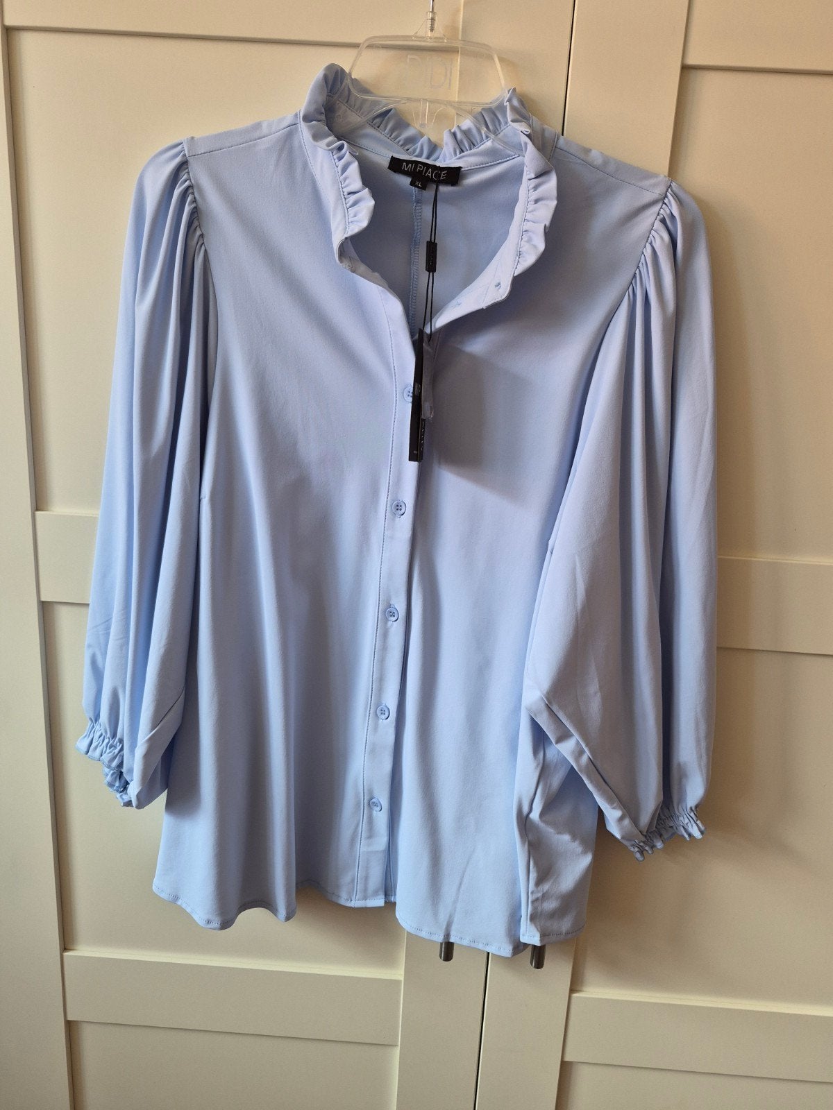 Lichtblauwe Mi Piace Blouse XL, Kleding | Dames, Mi Piace, Blauw, Maat 42/44 (L), Nieuw