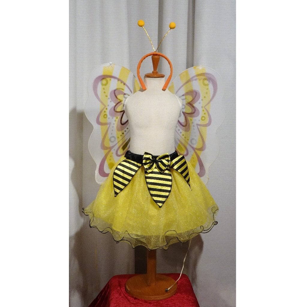 Nieuw ! Maat 104 Bijen Tutu + Vleugels + Voelspriet /Prinses, Kinderen en Baby's, Ophalen of Verzenden, Nieuw, 104 of kleiner