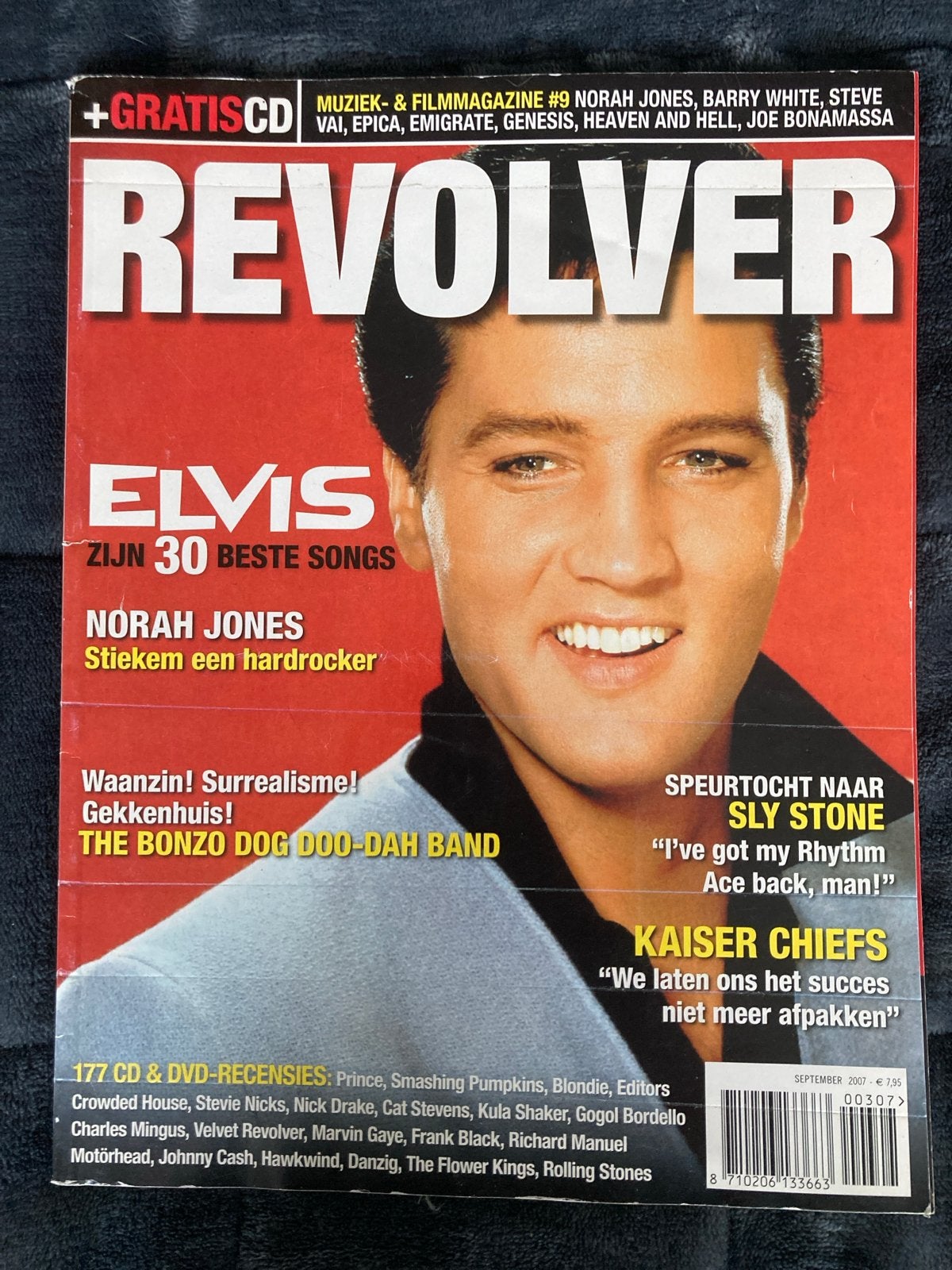 Revolver Muziek & Filmmagazine #9 - Elvis Cover + CD, Ophalen of Verzenden, Gelezen, Muziek, Film of Tv