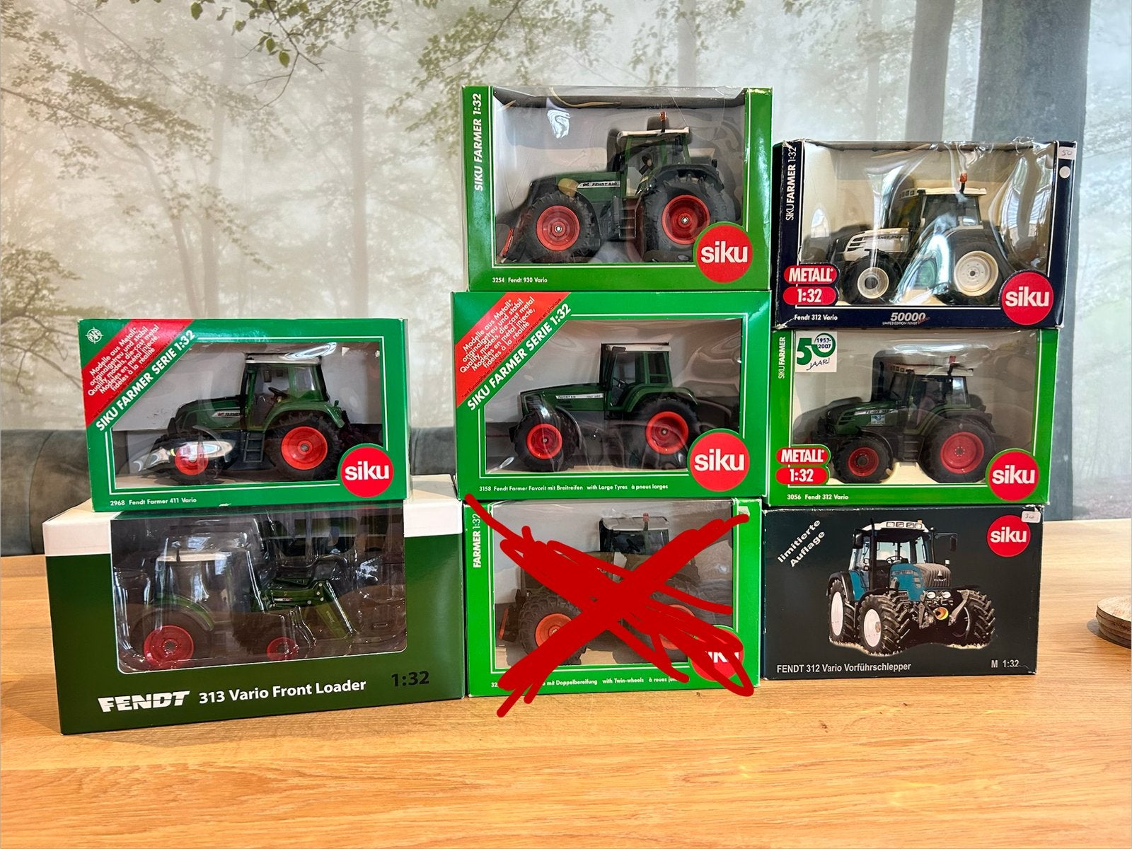 1:32 Fendt miniaturen, Verzamelen, Ophalen of Verzenden, Zo goed als nieuw