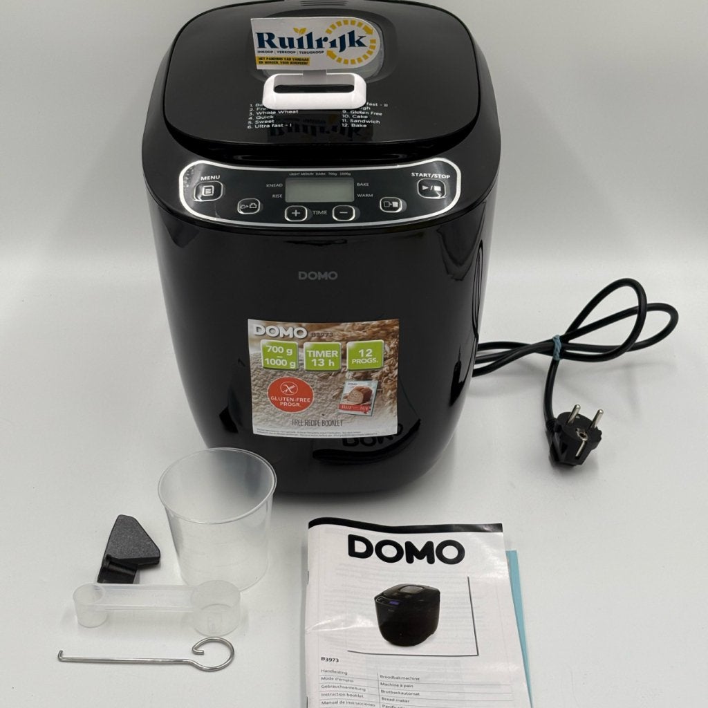 DOMO B3973 Broodbakmachine - Glutenvrij & Lactosevrij, Flex Ltd., Zo goed als nieuw, https://flex.com/contact-us, Nobelstraat 10, 5807 GA Oostrum LB, Limburg, Nederland