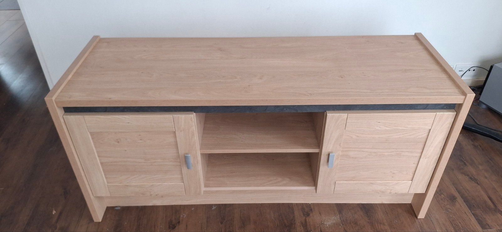 TV-kast van hout met opbergruimte, Huis en Inrichting, Ophalen, Gebruikt, 100 tot 150 cm, Minder dan 100 cm