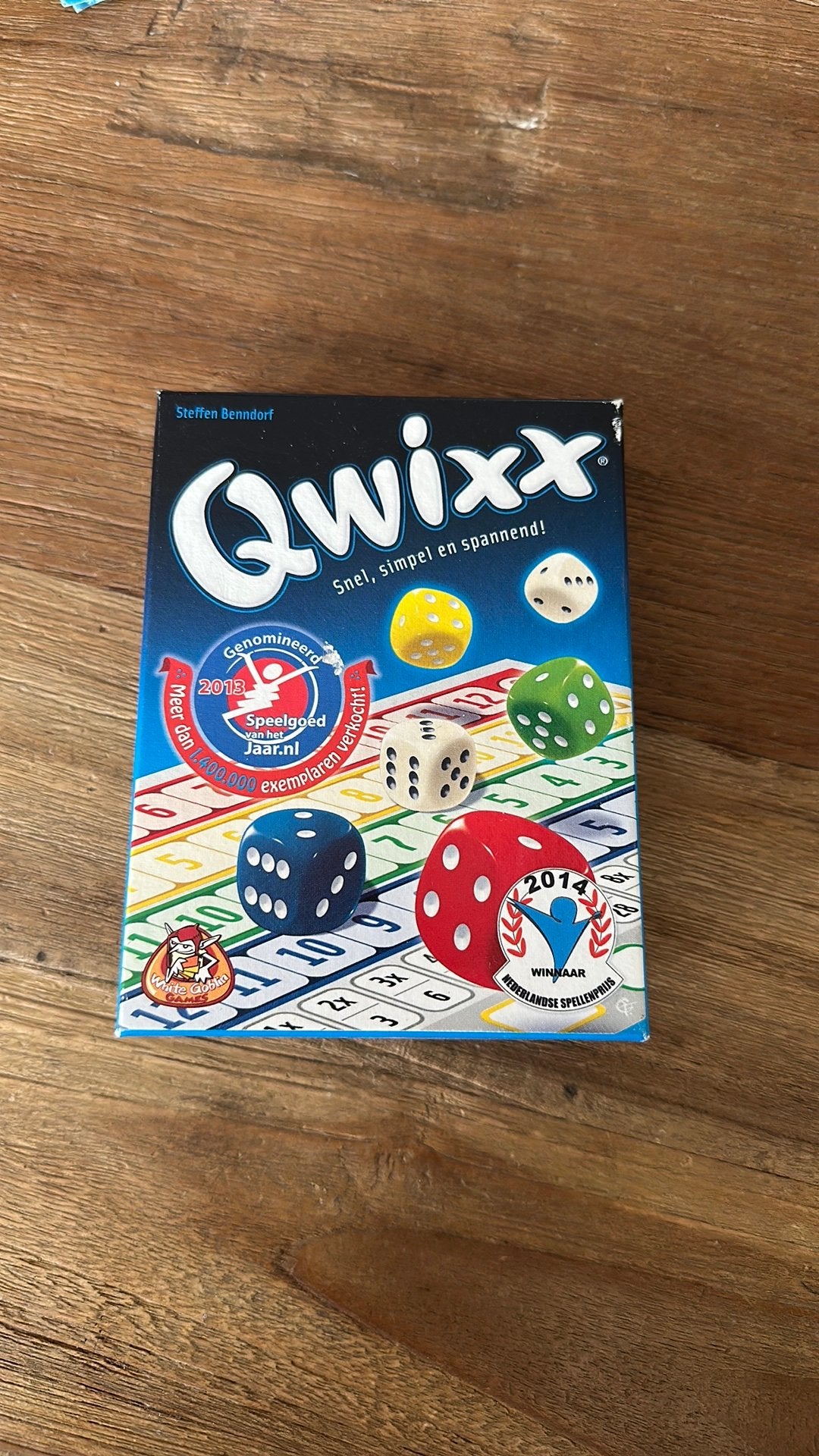 Qwixx dobbel spel, Ophalen, Zo goed als nieuw