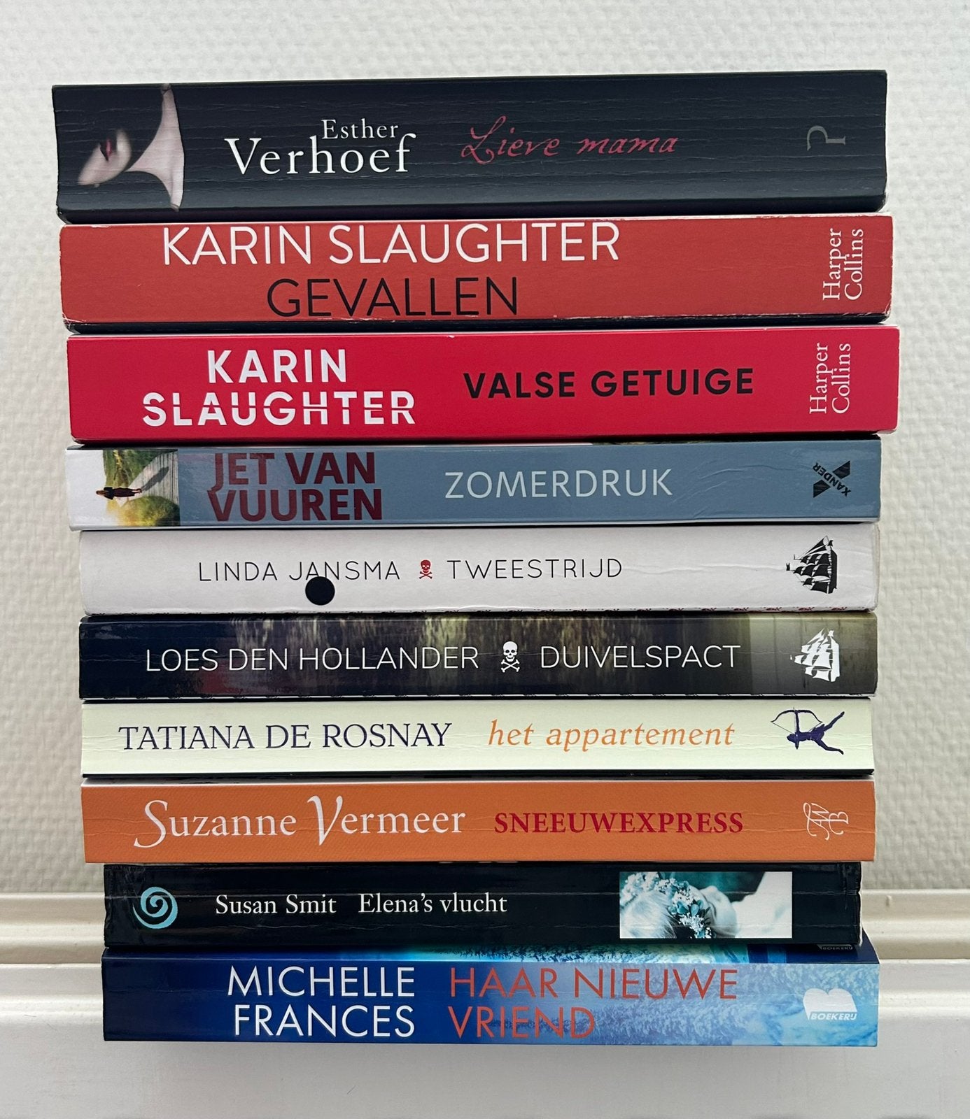 Diverse thrillers, Ophalen, Gelezen