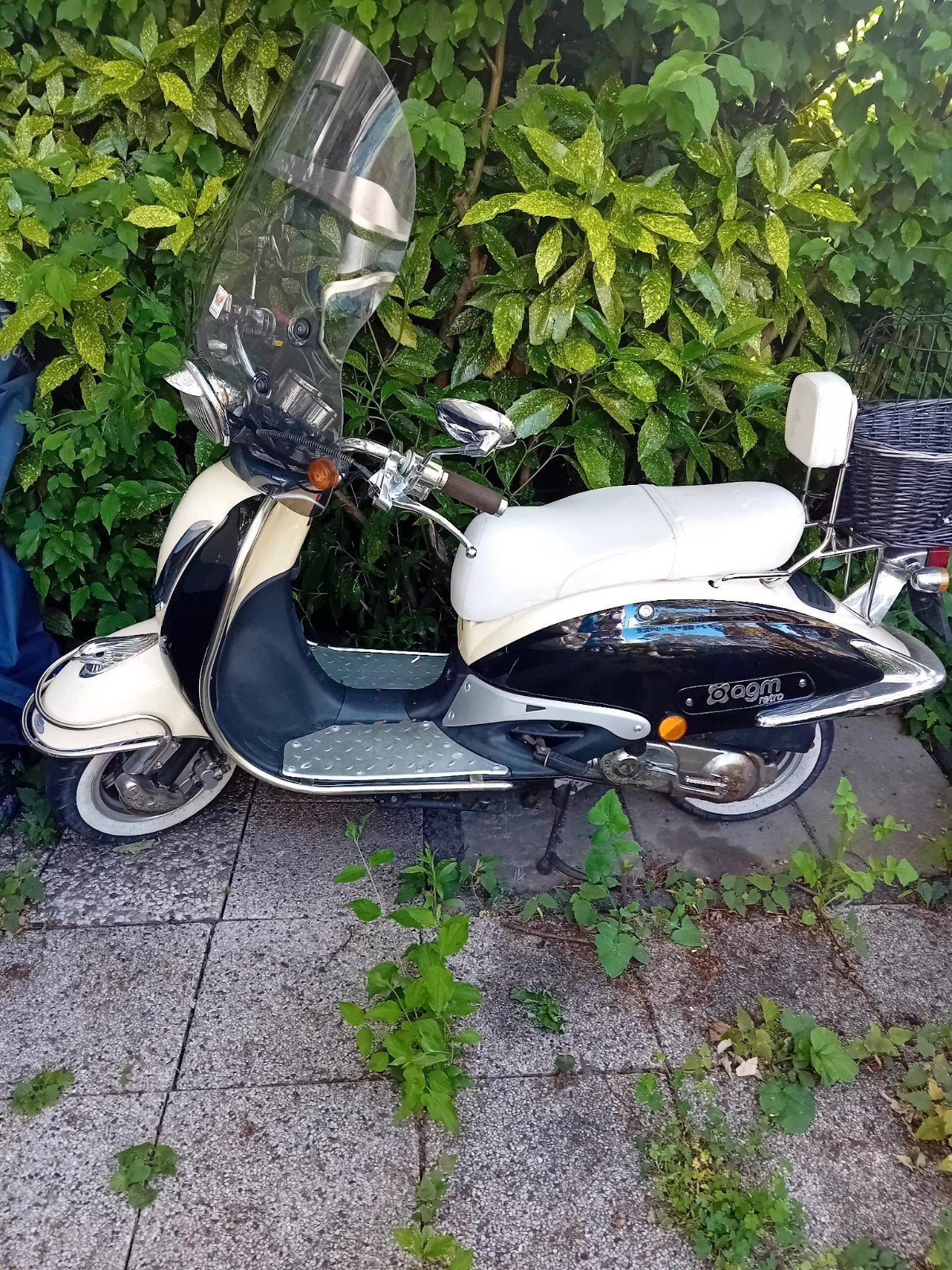 AMG retro snorscooter met beetje werk weinig km 2073 km., Ophalen, Zo goed als nieuw, Benzine, Overige merken