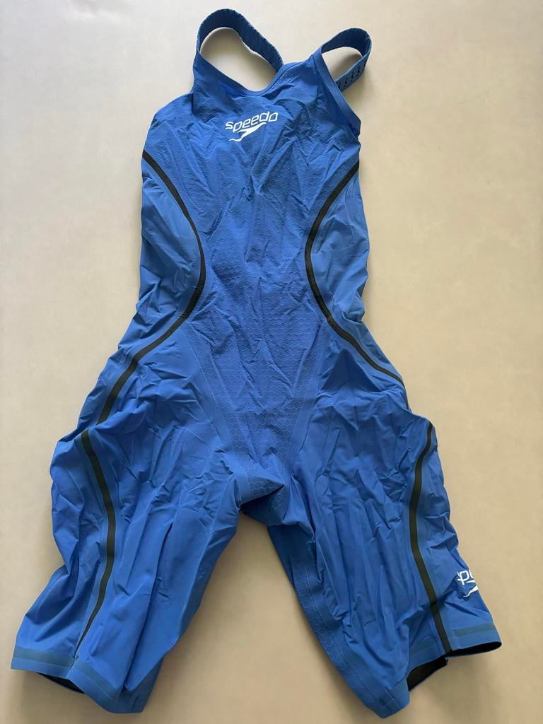 Speedo Fastskin LZR Racer X - Blauw wedstrijdzwempak, Ophalen of Verzenden, Zo goed als nieuw, Blauw, Overige typen