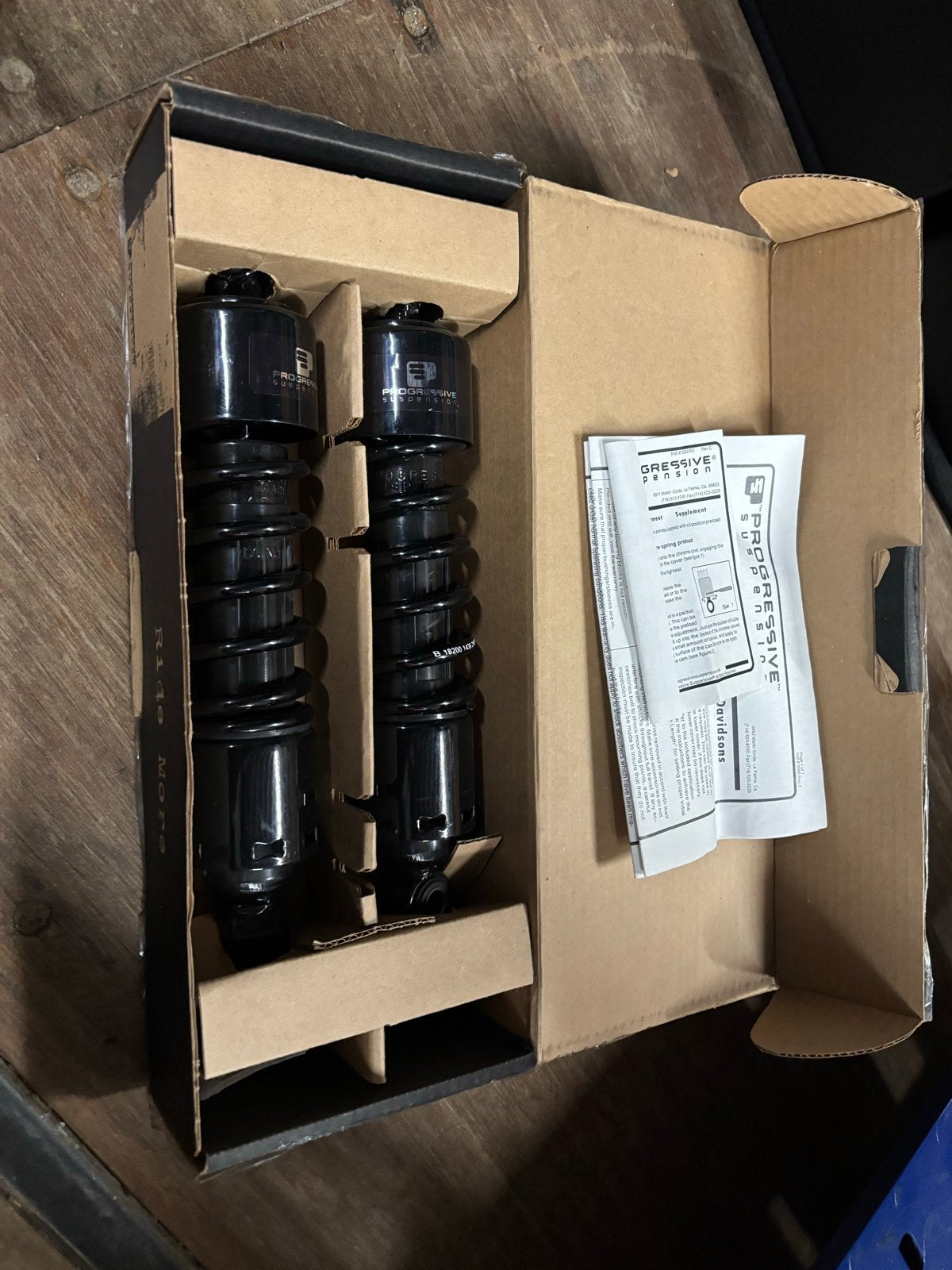 Progressive Suspension 412 schokdempers Harley-Davidson, Ophalen of Verzenden, Gebruikt