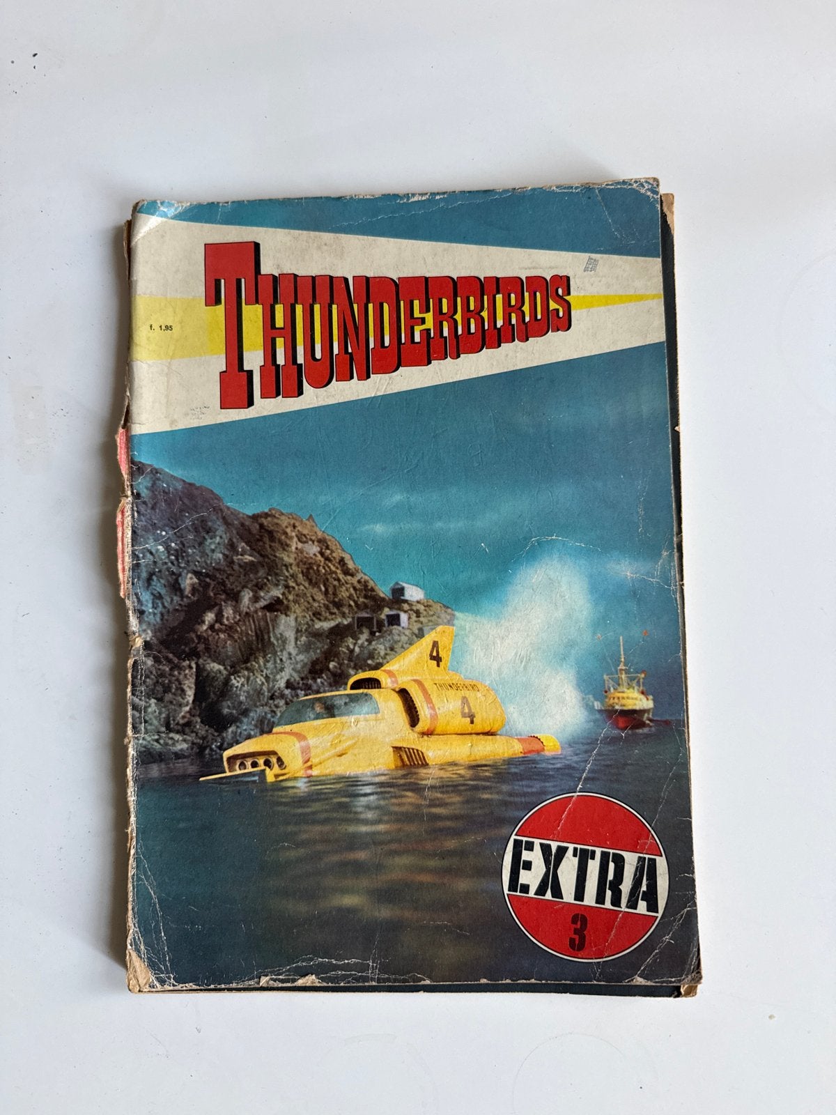 Vintage Thunderbirds Stripboek - Extra 3, Ophalen, Gelezen