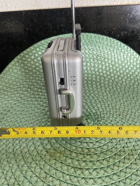 AM FM transistor koffer novilton vintage radio, Ophalen of Verzenden, Nieuw, Transistorradio